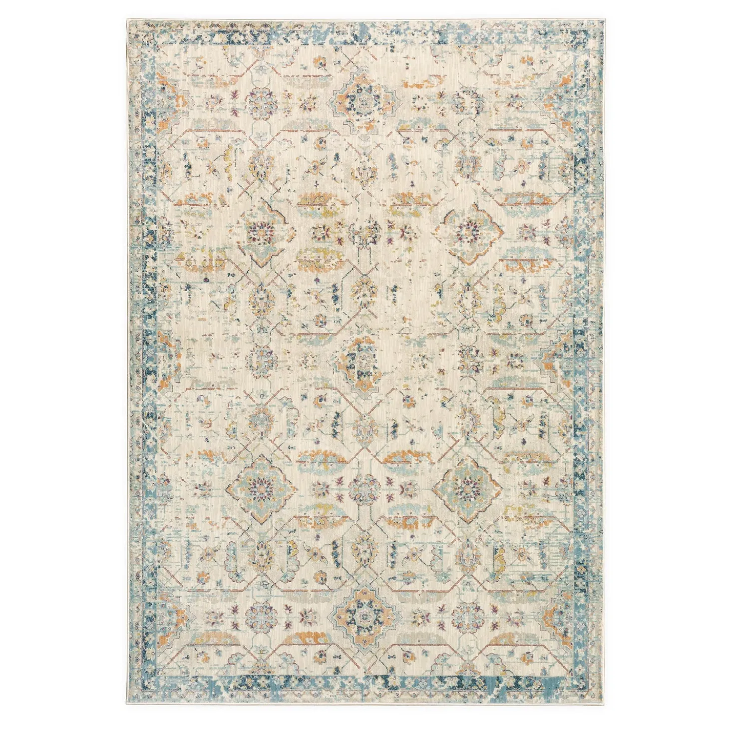 Area Rugs>Plow & Hearth Silver City Heritage Polypropylene Rug, 9' x 12'
