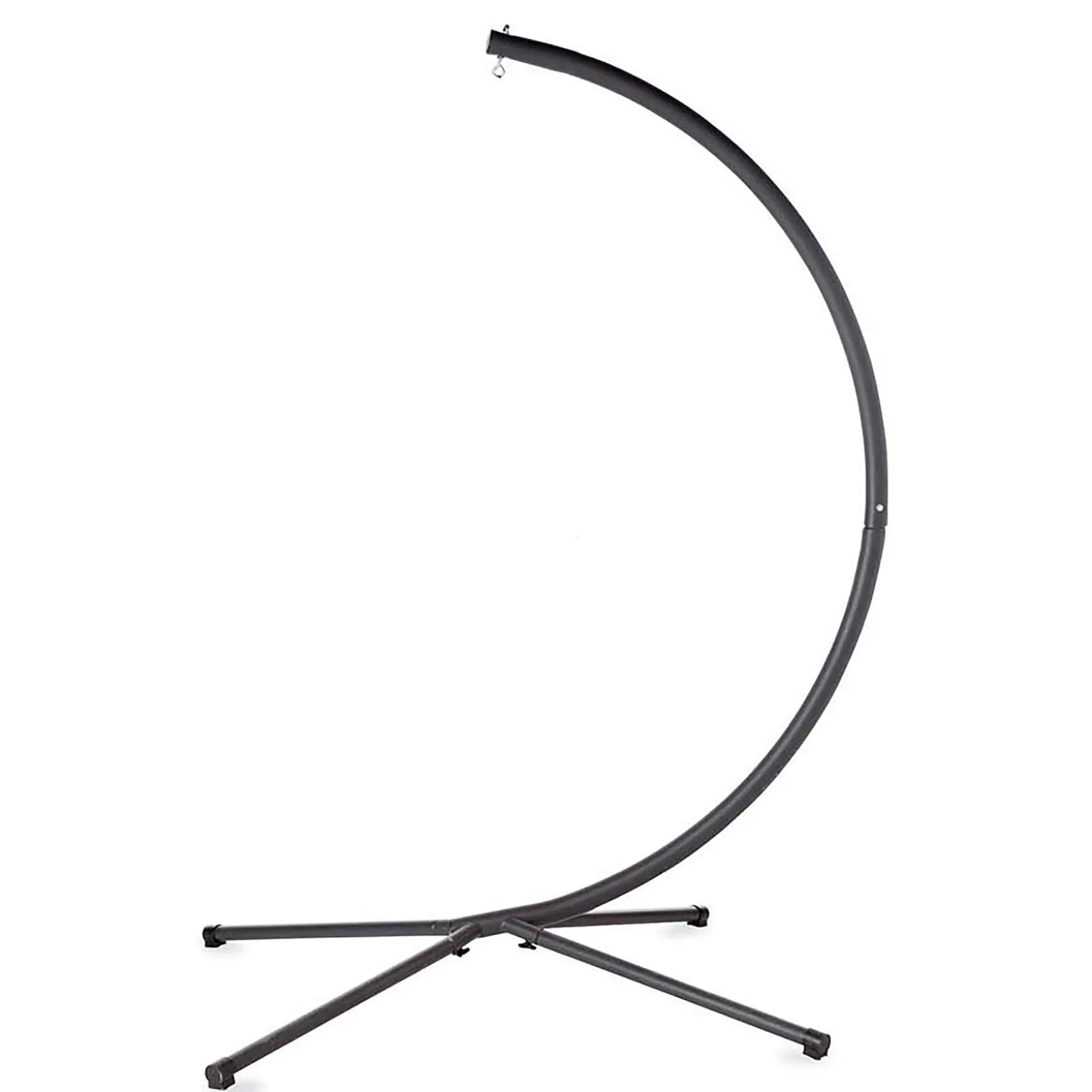 Outdoor Benches>Plow & Hearth Steel C-Frame Stand for Hanging Rope Hammock Swing