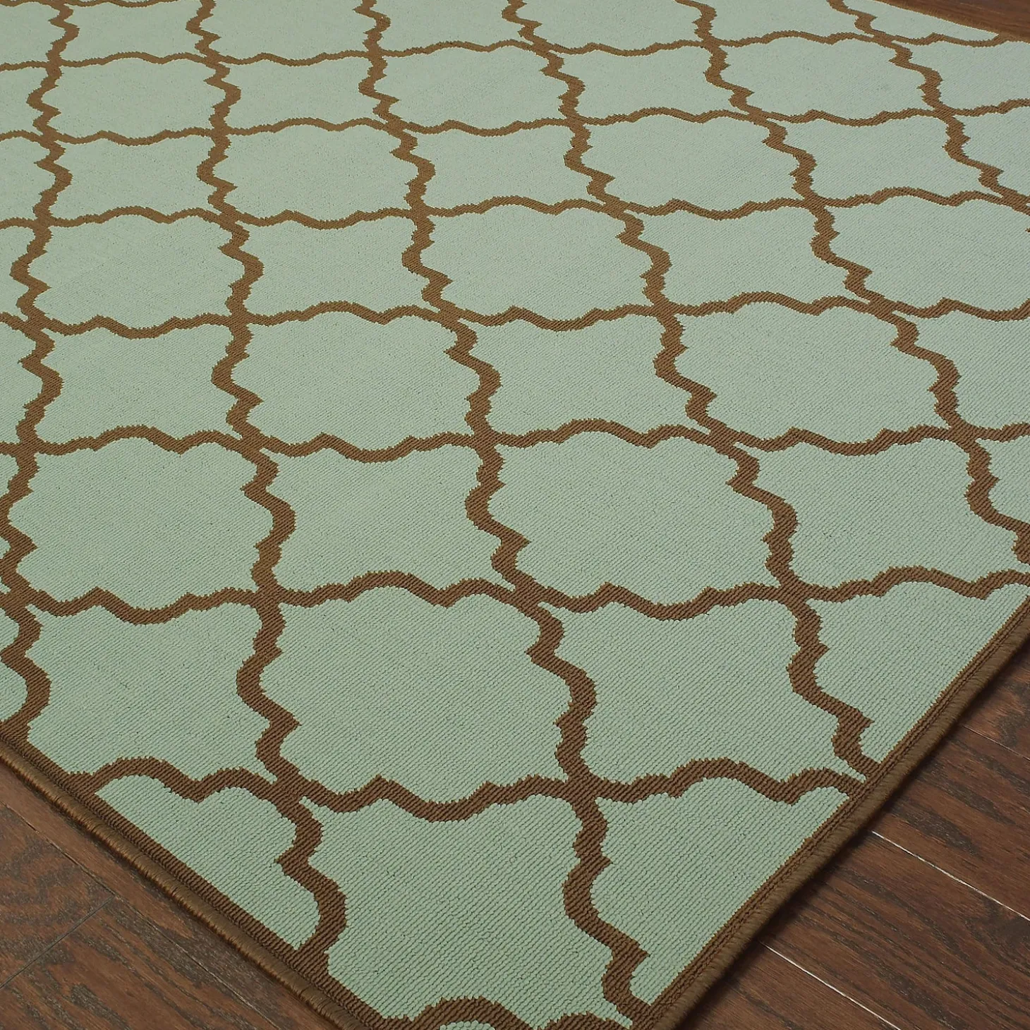 Area Rugs>Plow & Hearth Tribeca Indoor/Outdoor Rug, 5'3" x 7'6"