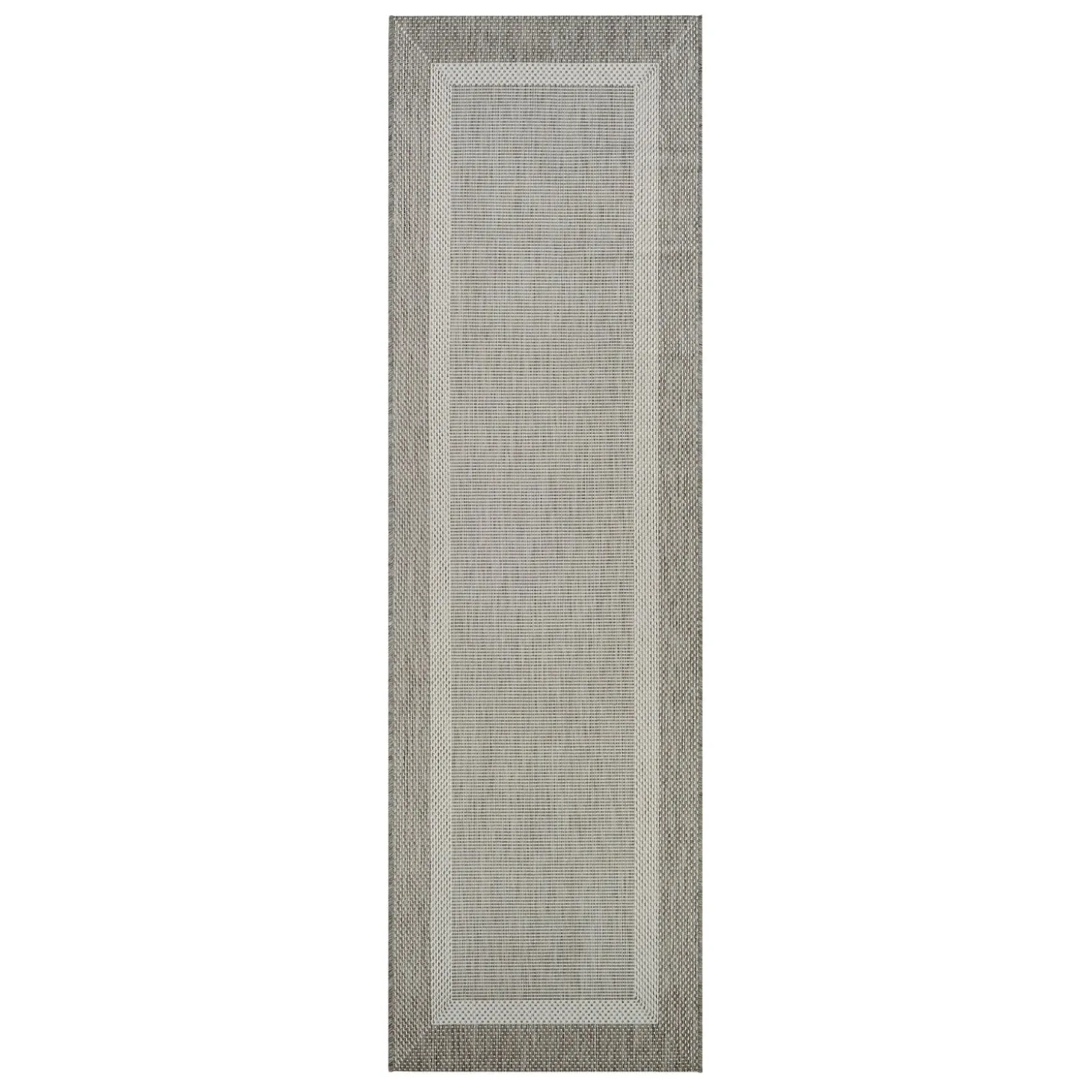 Area Rugs>Plow & Hearth Veranda Framework Indoor/Outdoor Polypropylene Rug, 2'3" x 11'9" Runner