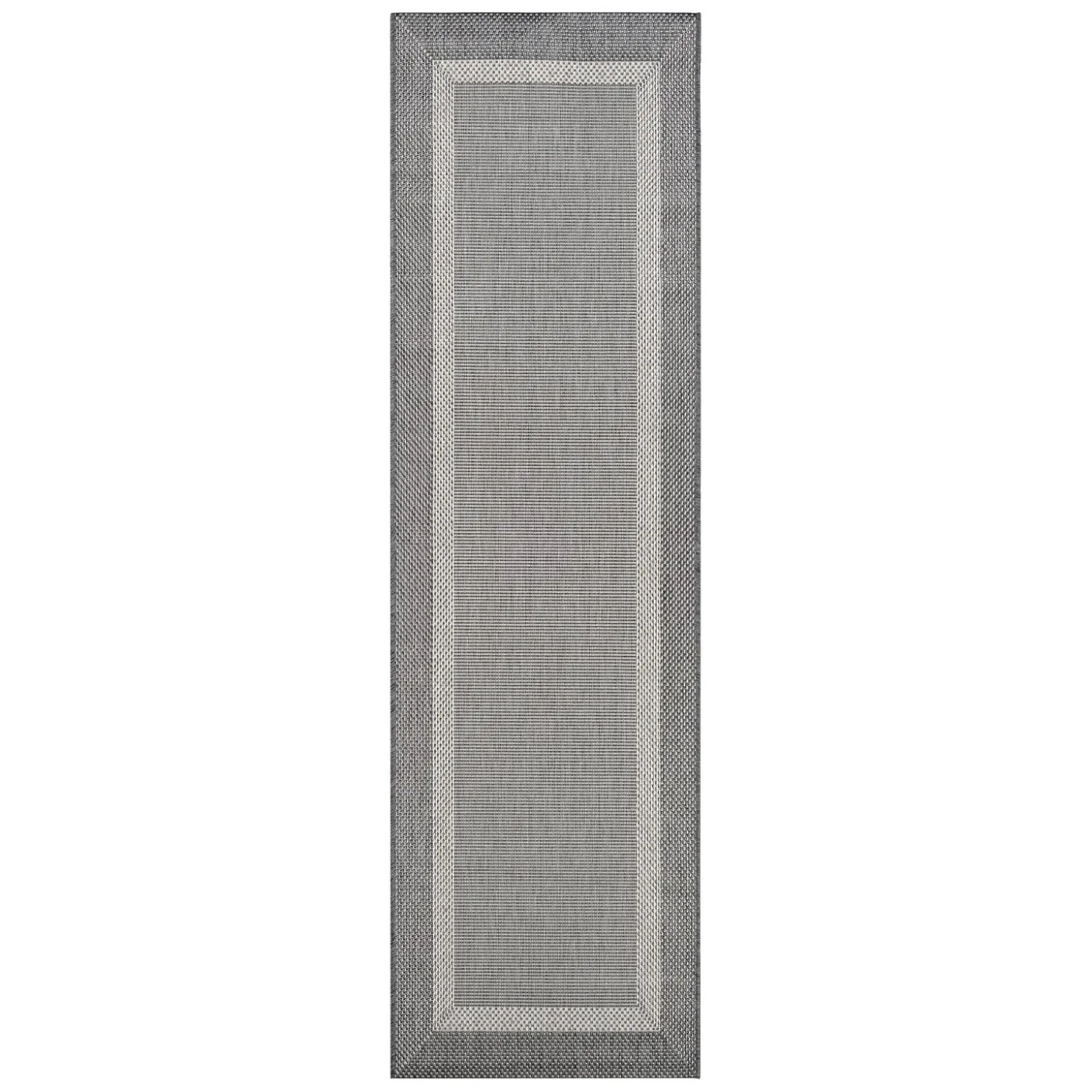 Area Rugs>Plow & Hearth Veranda Framework Indoor/Outdoor Polypropylene Rug, 2'3" x 11'9" Runner