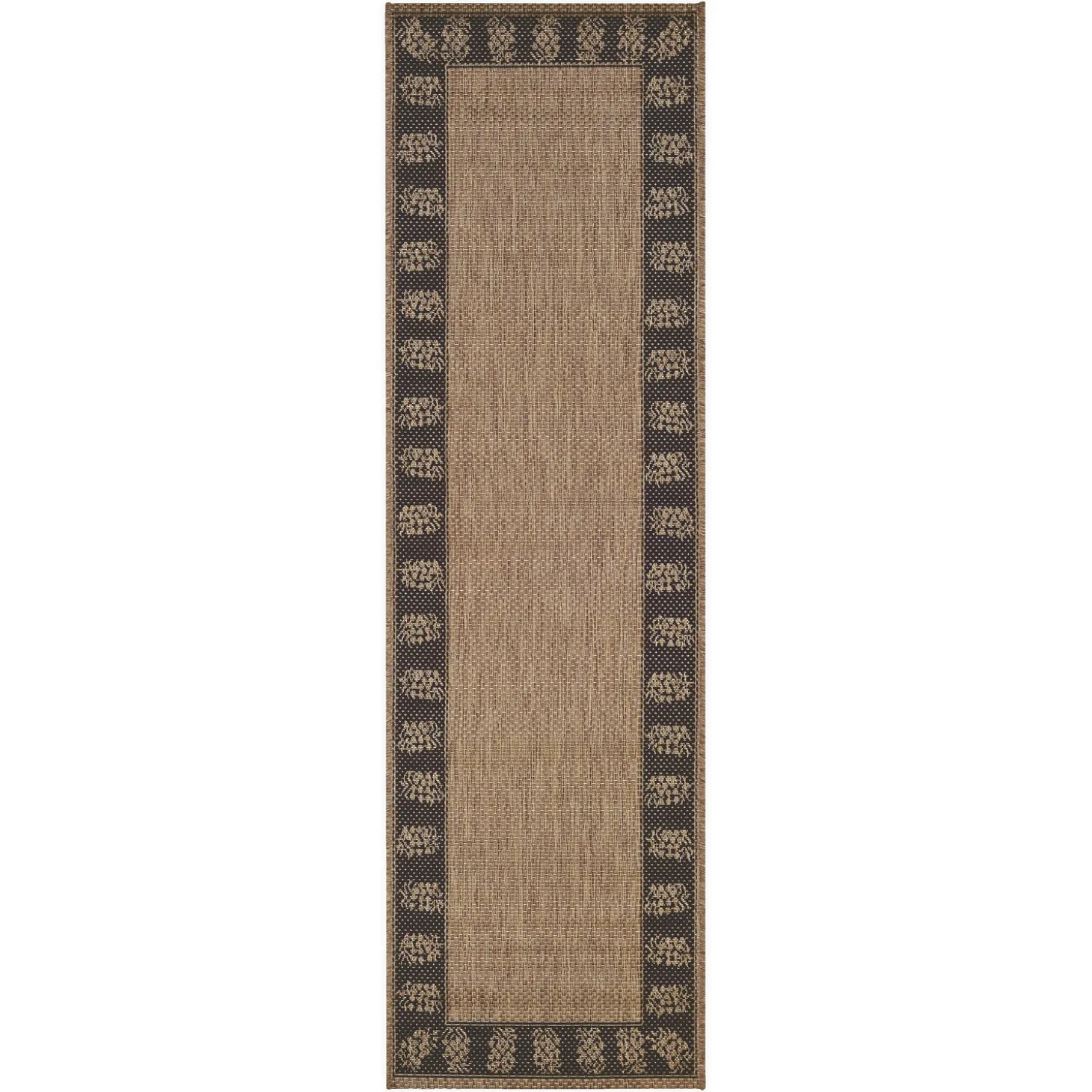 Area Rugs>Plow & Hearth Veranda Pineapple Indoor/Outdoor Polypropylene Rug, 5'10" x 9'2"