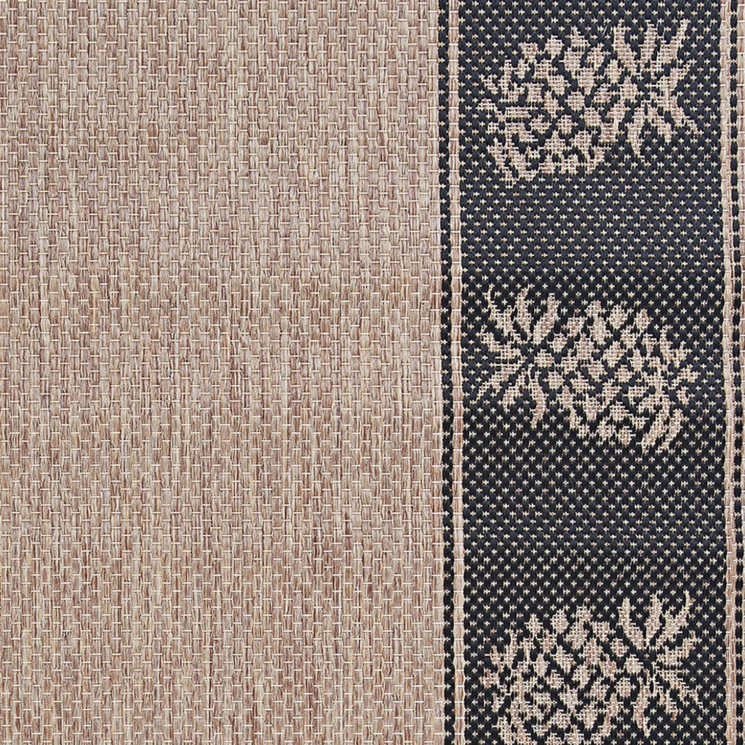 Area Rugs>Plow & Hearth Veranda Pineapple Indoor/Outdoor Polypropylene Rug, 3'9" x 5'5"