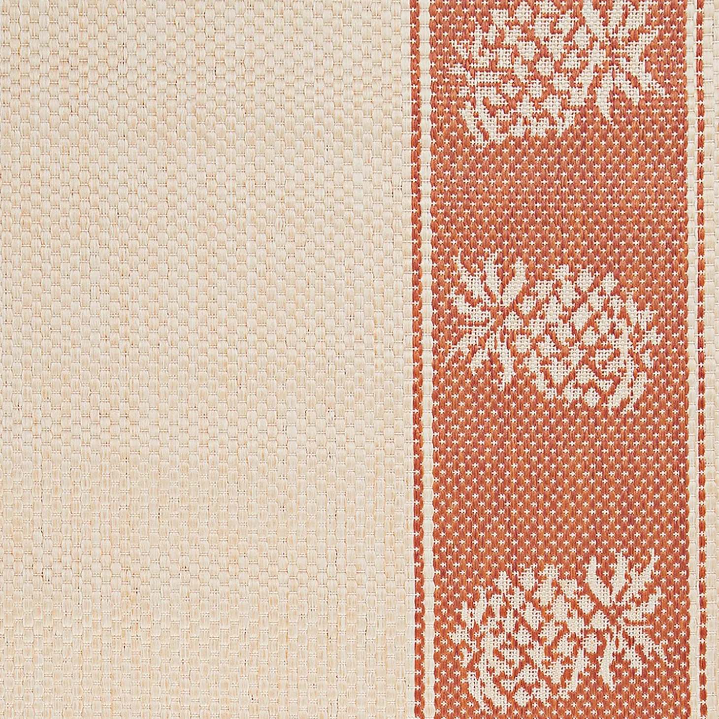 Area Rugs>Plow & Hearth Veranda Pineapple Indoor/Outdoor Polypropylene Rug, 3'9" x 5'5"
