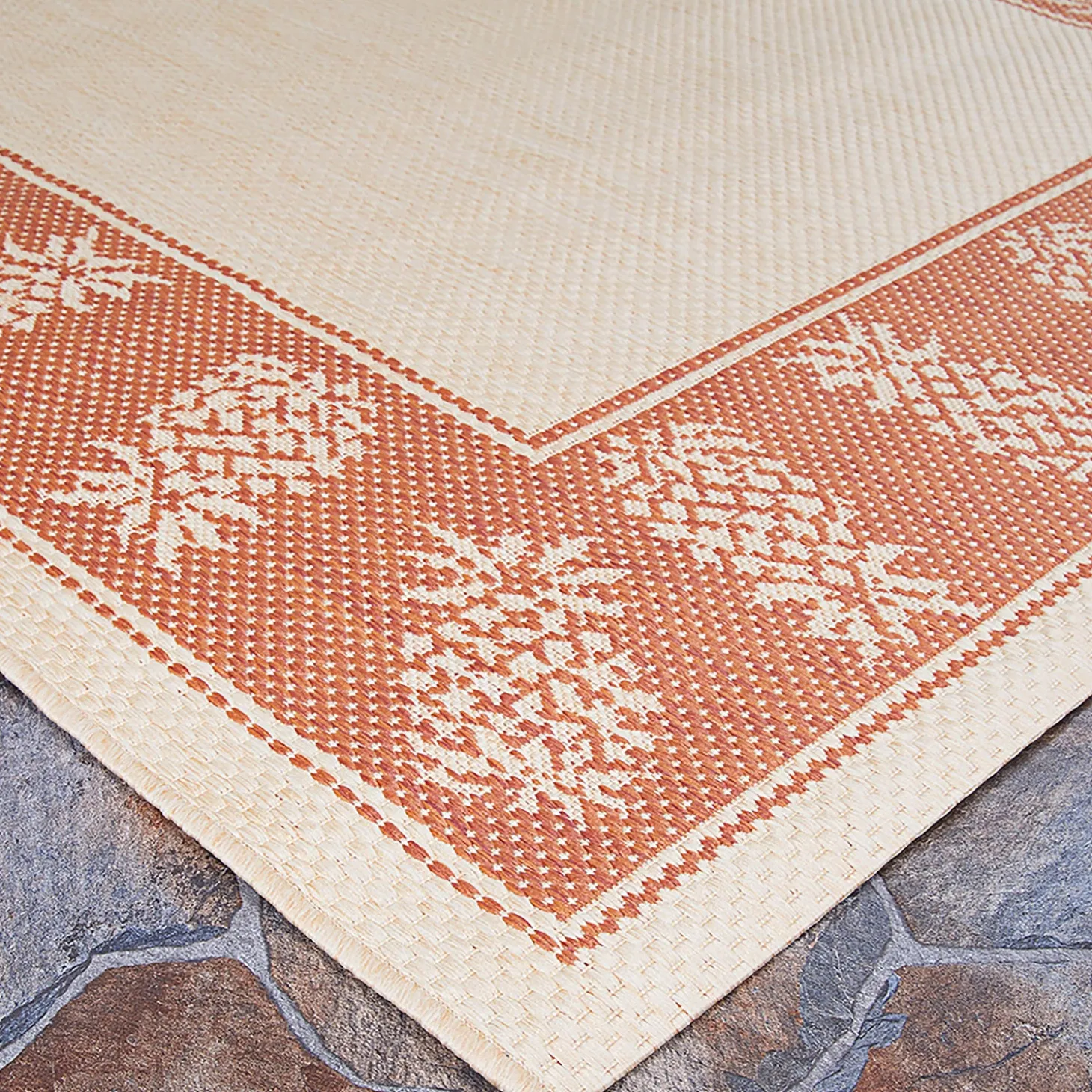 Area Rugs>Plow & Hearth Veranda Pineapple Indoor/Outdoor Polypropylene Runner, 2'3" x 11'9"