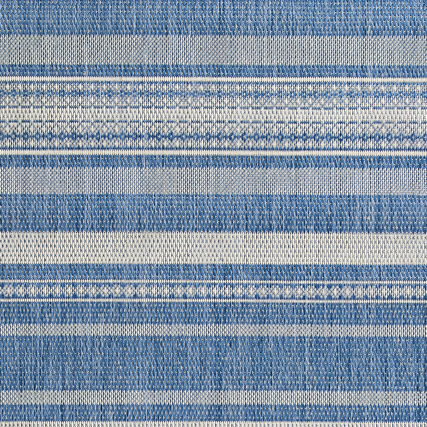 Area Rugs>Plow & Hearth Veranda Striped Indoor/Outdoor Polypropylene Rug, 7'6" x 10'9"