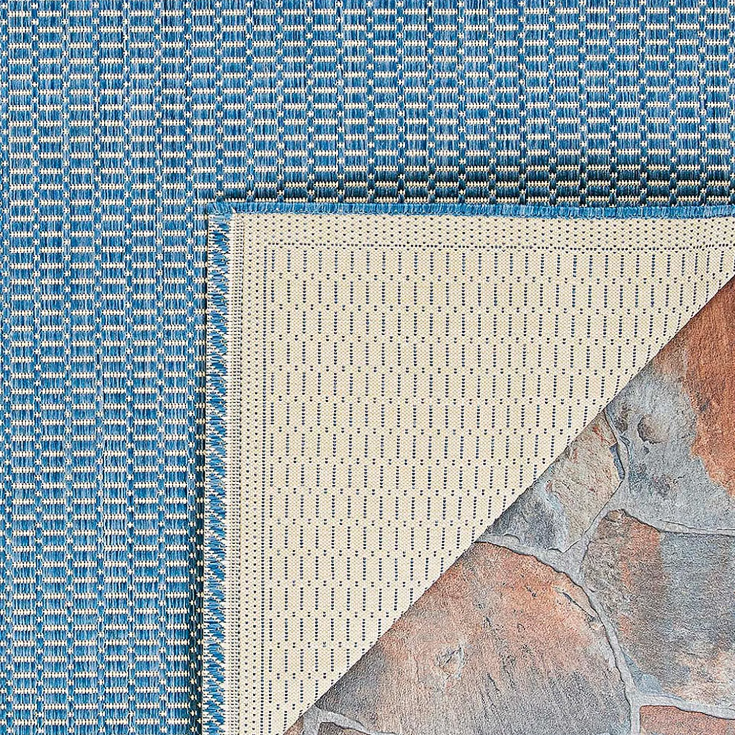 Area Rugs>Plow & Hearth Veranda Textured Indoor/Outdoor Polypropylene Rug, 7'6" x 10'9"