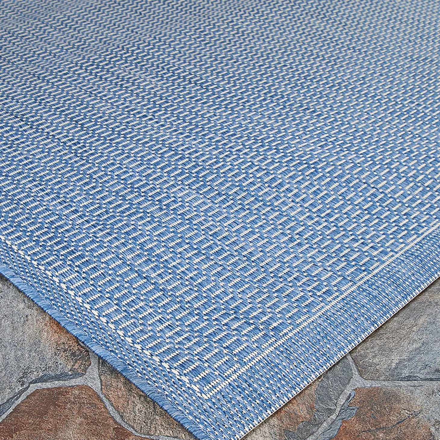 Area Rugs>Plow & Hearth Veranda Textured Indoor/Outdoor Polypropylene Rug, 2'3" x 11'9" Runner