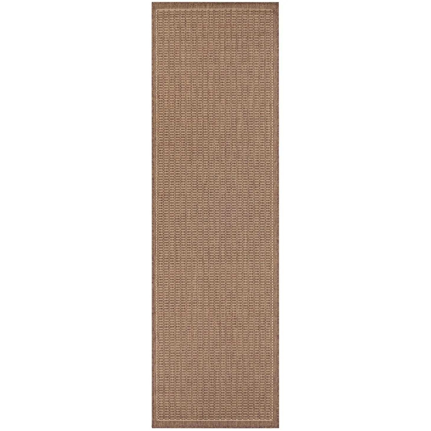 Area Rugs>Plow & Hearth Veranda Textured Indoor/Outdoor Polypropylene Rug, 2'3" x 11'9" Runner