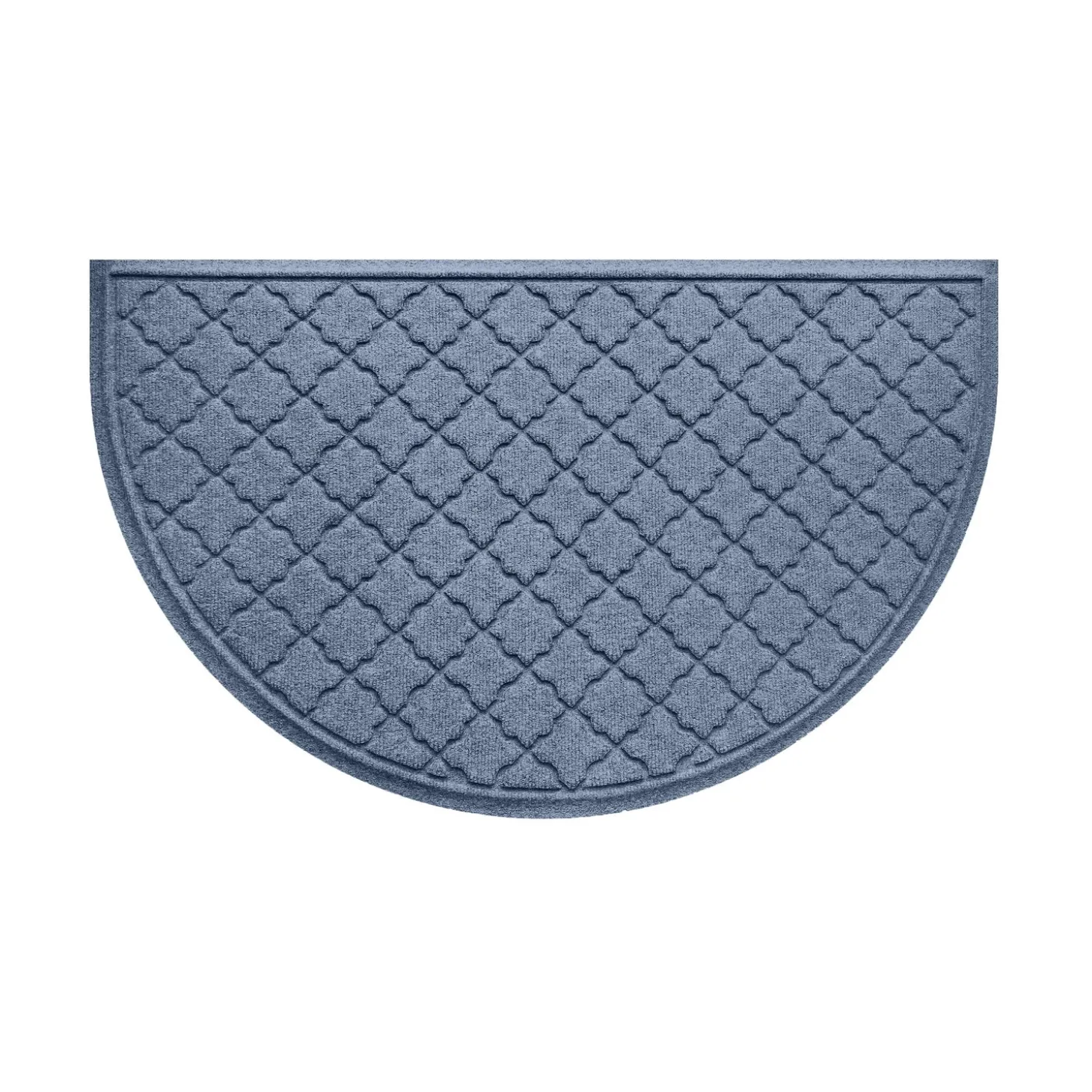 Waterhog Doormats>Plow & Hearth WaterHog Cordova 24"x39" Half Round Indoor Outdoor Doormat