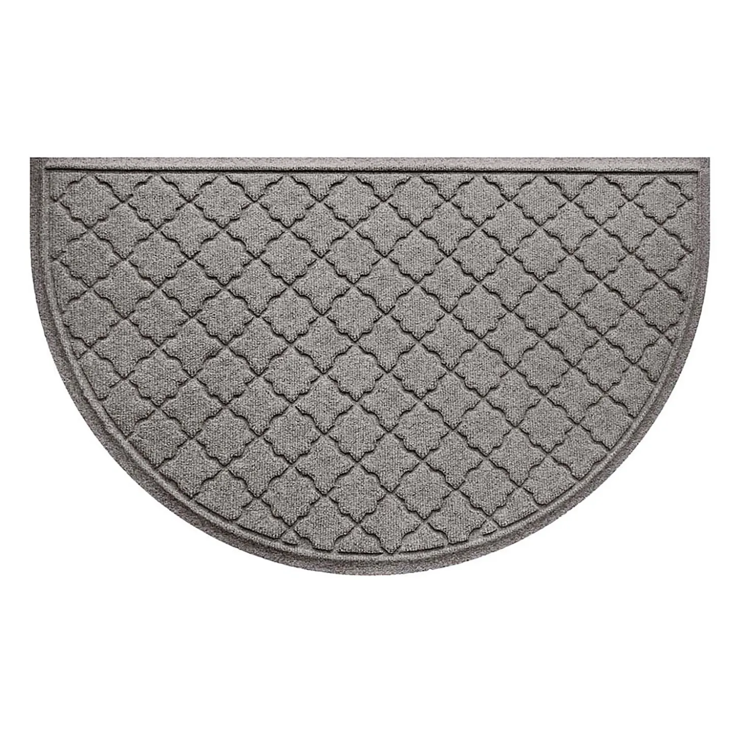 Waterhog Doormats>Plow & Hearth WaterHog Cordova 24"x39" Half Round Indoor Outdoor Doormat
