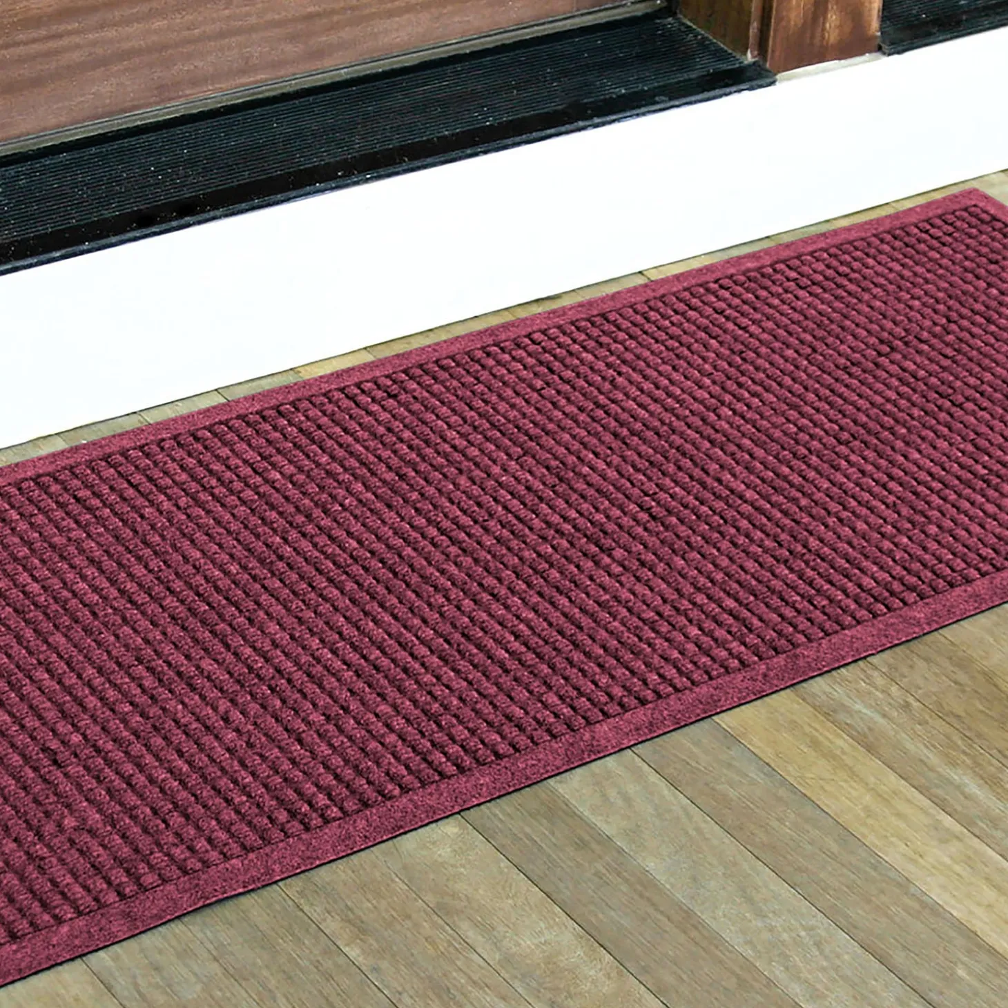 Waterhog Doormats>Plow & Hearth Waterhog Indoor/Outdoor Cubes Doormat, 22" x 60"