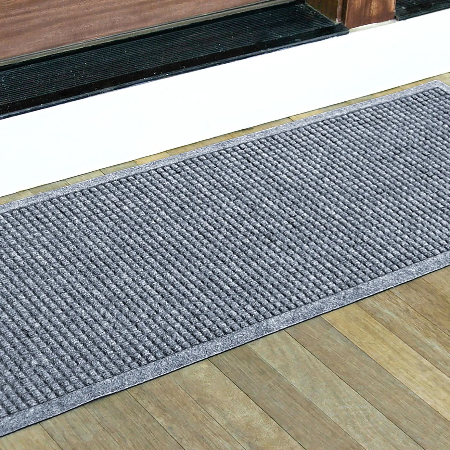 Waterhog Doormats>Plow & Hearth Waterhog Indoor/Outdoor Cubes Doormat, 22" x 60"