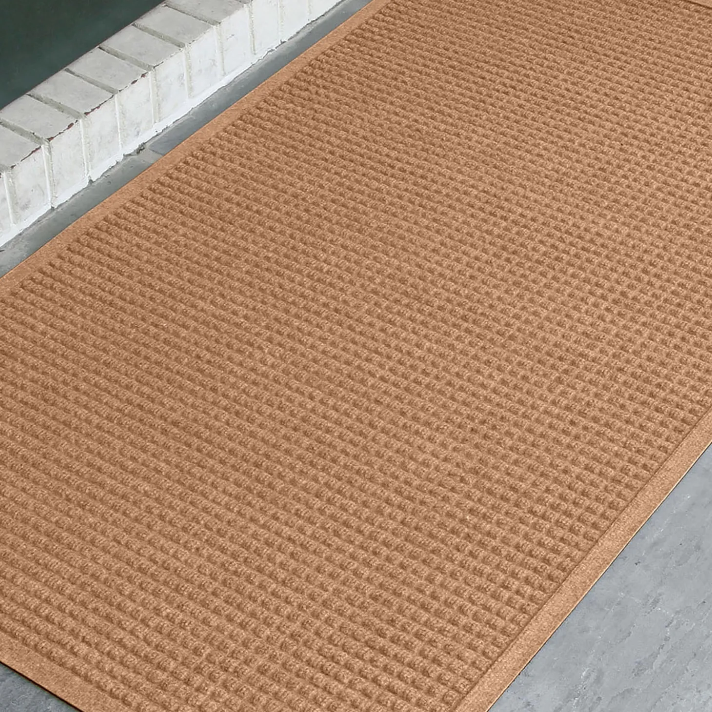 Waterhog Doormats>Plow & Hearth Waterhog Indoor/Outdoor Cubes Doormat, 22" x 60"