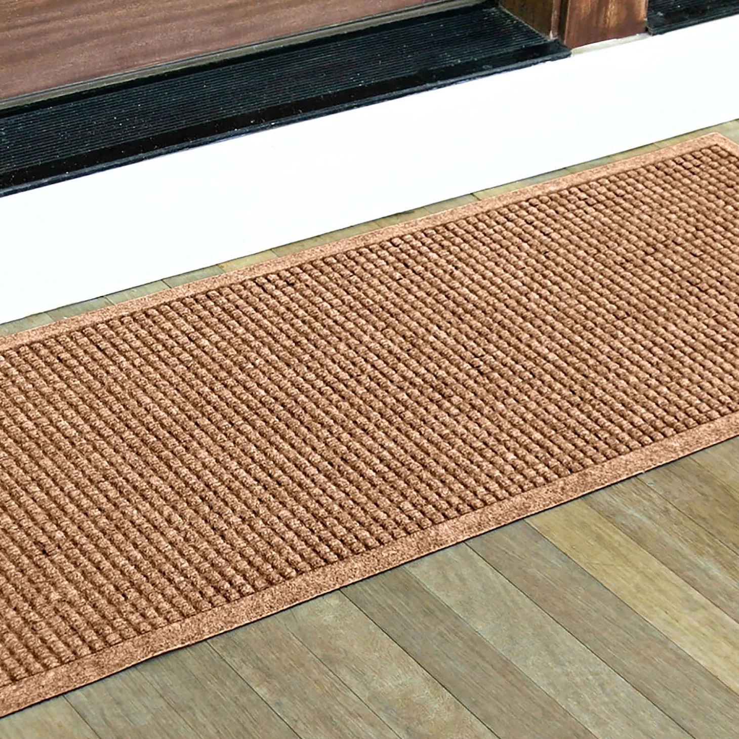 Waterhog Doormats>Plow & Hearth Waterhog Indoor/Outdoor Cubes Doormat, 22" x 60"