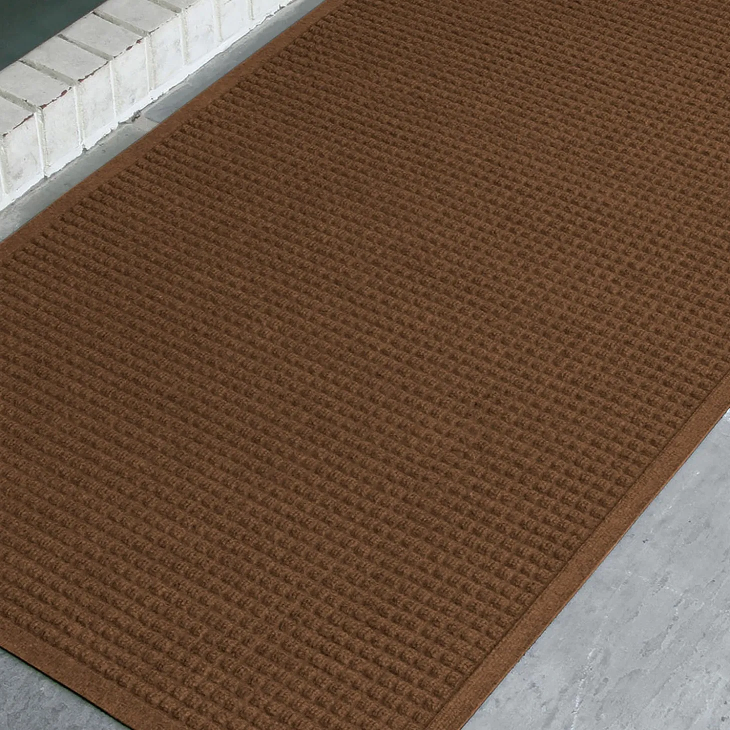 Waterhog Doormats>Plow & Hearth Waterhog Indoor/Outdoor Cubes Doormat, 22" x 60"