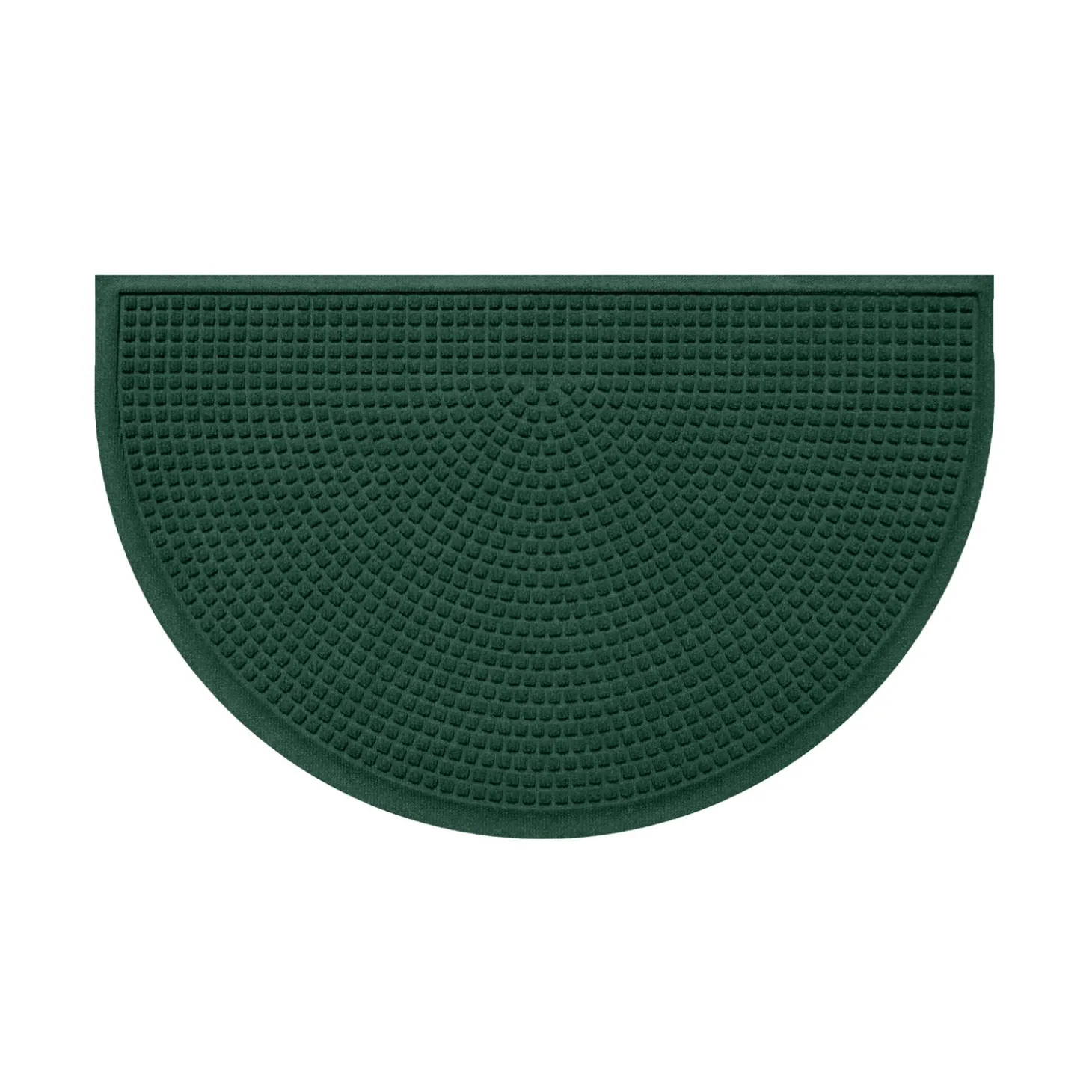 Waterhog Doormats>Plow & Hearth Waterhog Indoor/Outdoor Cubes Half-Round Doormat, 24" x 39"