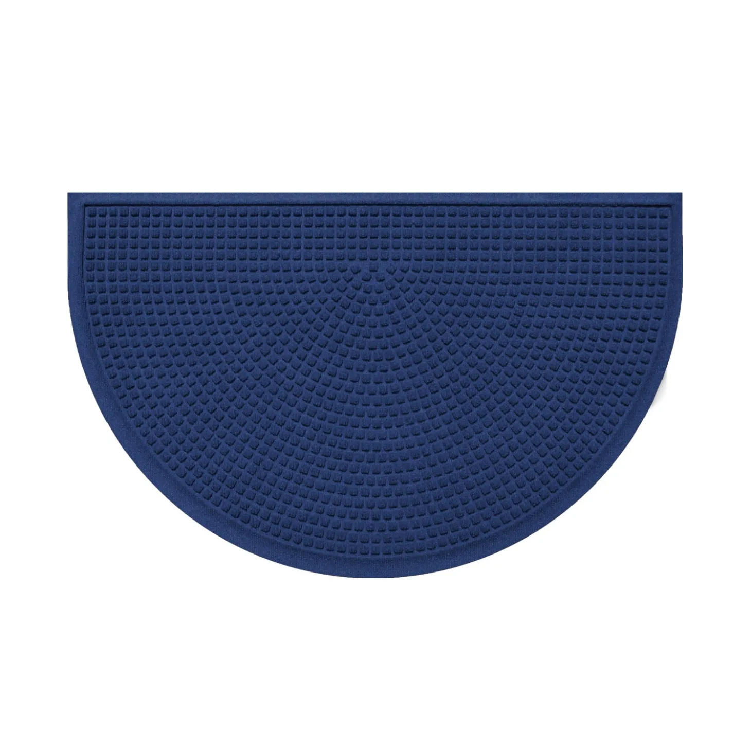Waterhog Doormats>Plow & Hearth Waterhog Indoor/Outdoor Cubes Half-Round Doormat, 24" x 39"