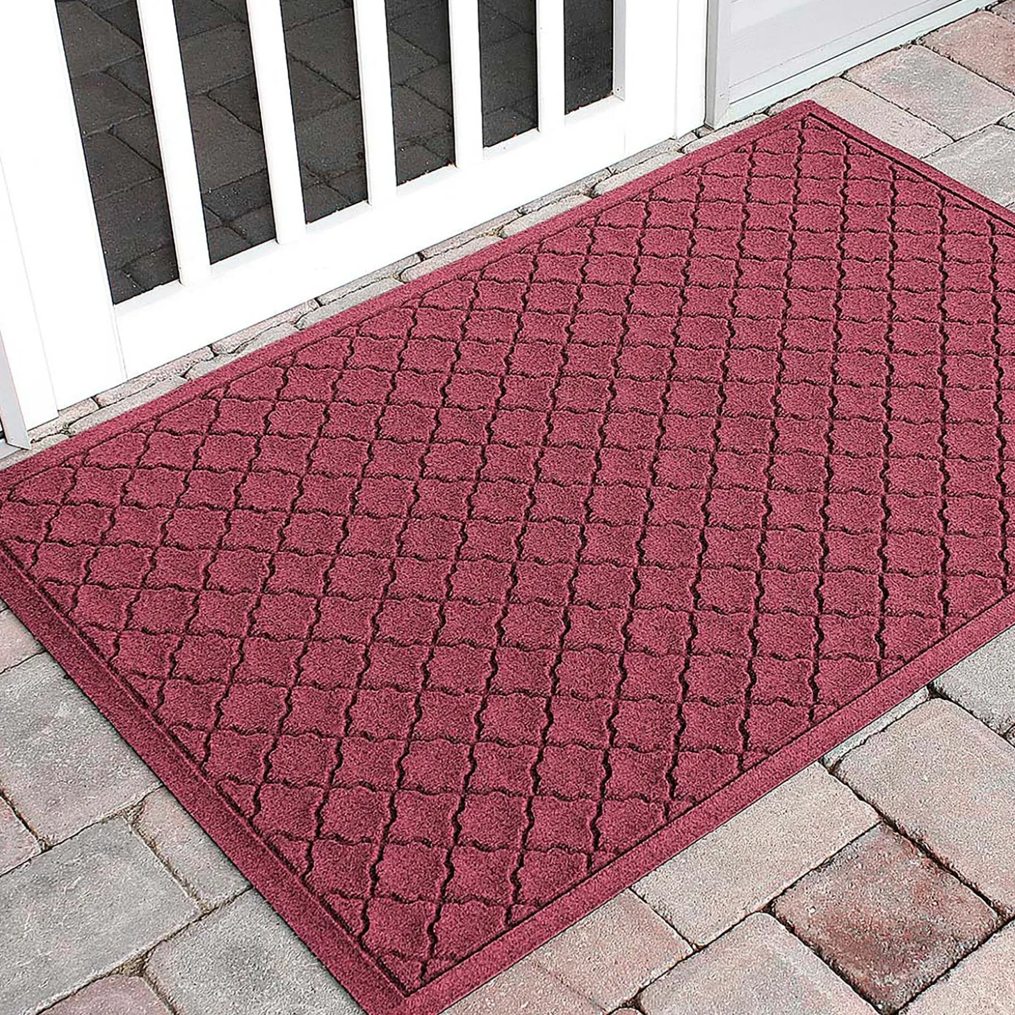 Waterhog Doormats>Plow & Hearth Waterhog Indoor/Outdoor Geometric Doormat, 20" x 30"