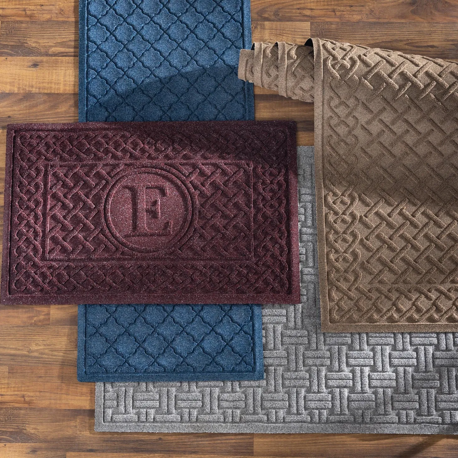 Waterhog Doormats>Plow & Hearth Waterhog Indoor/Outdoor Geometric Doormat, 22" x 60"