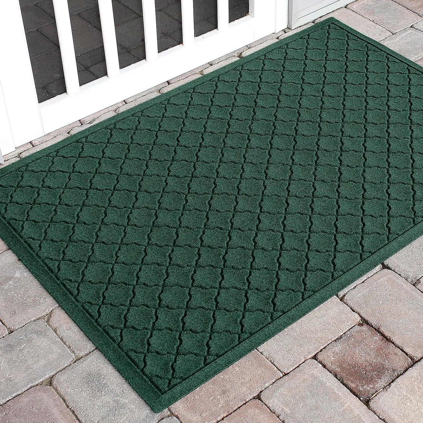 Waterhog Doormats>Plow & Hearth Waterhog Indoor/Outdoor Geometric Doormat, 20" x 30"