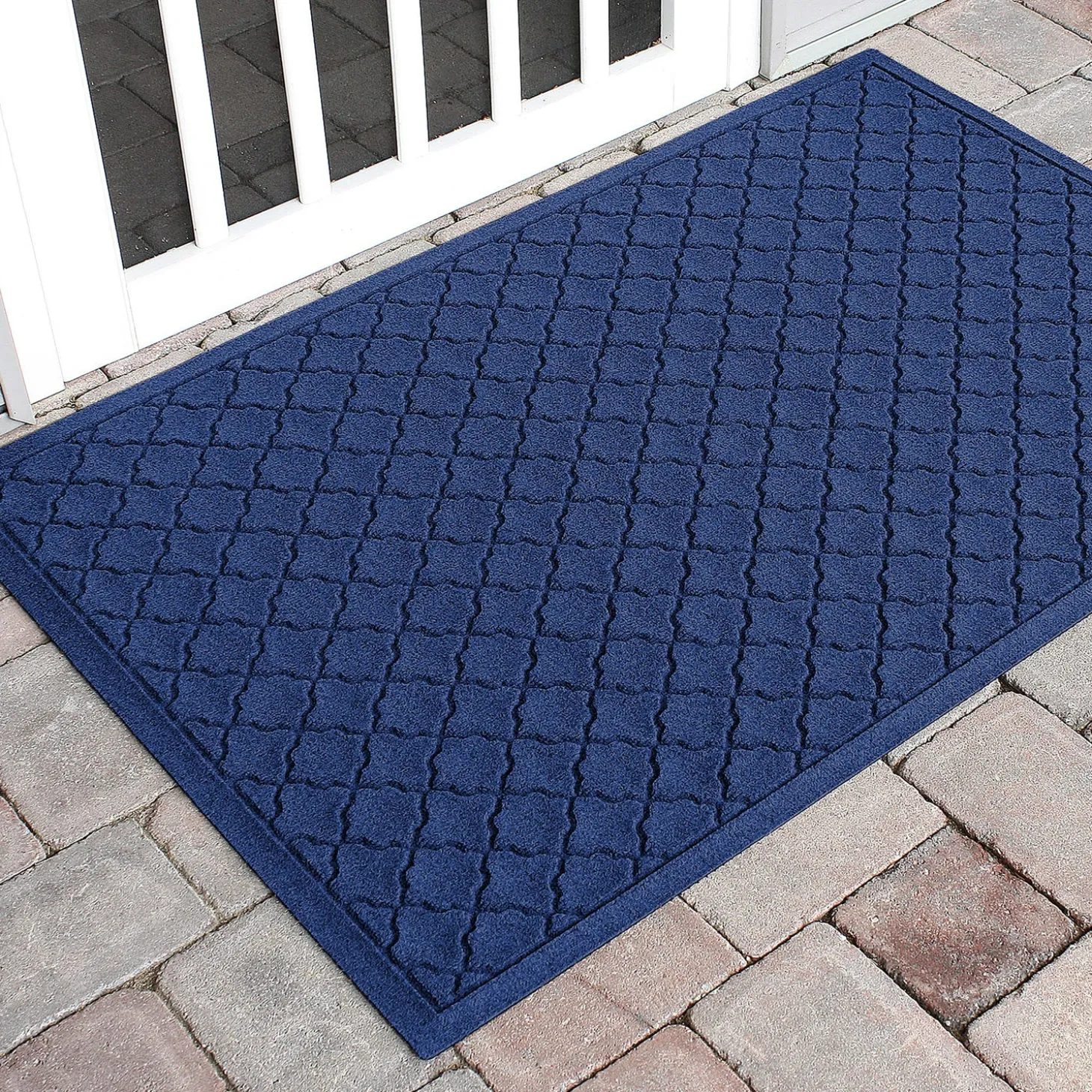Waterhog Doormats>Plow & Hearth Waterhog Indoor/Outdoor Geometric Doormat, 20" x 30"