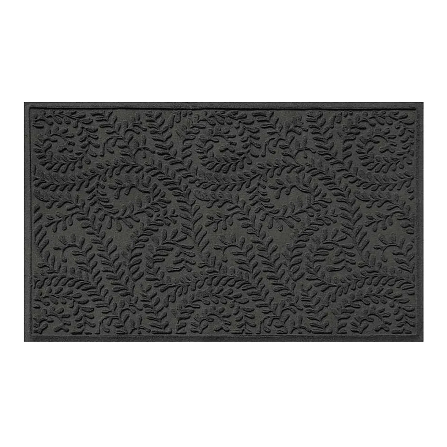 Waterhog Doormats>Plow & Hearth Waterhog Indoor/Outdoor Leaves Doormat, 20" x 30"